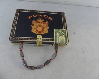 Vintage F. Palicio, Inc. Punch Cigar Box Purse