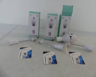 WiFi Smart Cameras - Set of 3