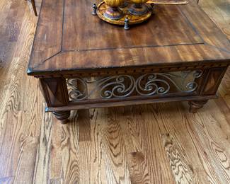Metal/Wood Coffee Table by Hardin