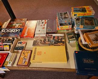 Vintage Games, Cards, Puzzles