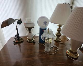 Many Lamps of different eras