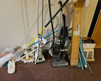 Carpet Steamer, Vacuum, Curtain Rods