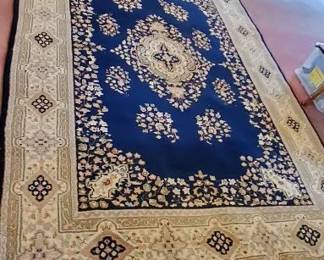 Signed Kerman Antique Rug