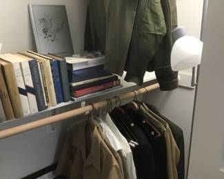 Military books, uniforms, etc.