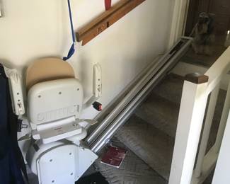Another view of stairlift