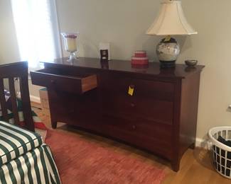 Ethan Allen 6 drawer dresser, etc.