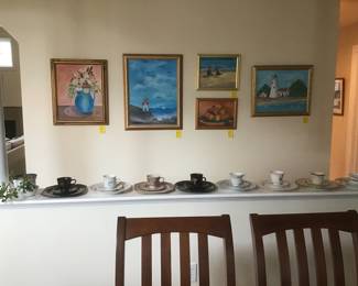 Original framed art, etc.