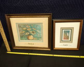 P Buckley Moss  professionally framed and matted some quadruple matted and some double signed