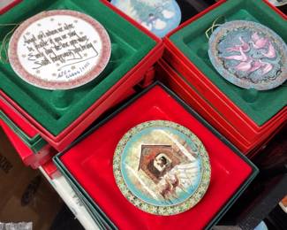 P Buckley Moss. Christmas ornaments