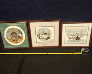 P Buckley Moss  professionally framed and matted some quadruple matted and some double signed