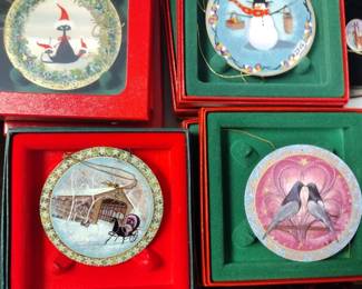 P Buckley Moss. Christmas ornaments