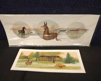 P Buckley Moss lithographs (Any price shown were purchase prices not our sale prices.)