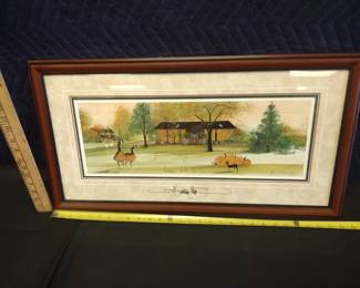 P Buckley Moss  professionally framed and matted some quadruple matted and some double signed