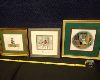 P Buckley Moss  professionally framed and matted some quadruple matted and some double signed  