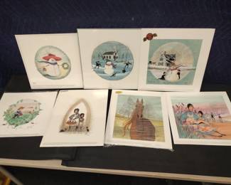 P Buckley Moss lithographs (Any price shown were purchase prices not our sale prices.)