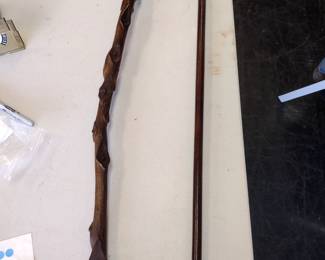 Hand carved cane/ Walking stick