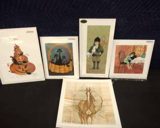 P Buckley Moss lithographs (Any price shown were purchase prices not our sale prices.)