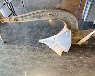 Hamburger chilled plow. circa 1880