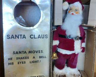 Vintage Santa Claus Battery operated.