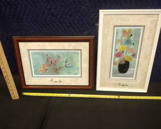 P Buckley Moss  professionally framed and matted some quadruple matted and some double signed