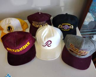 Vintage starter Redskin hats