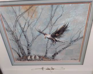 P Buckley Moss  professionally framed and matted some quadruple matted and some double signed