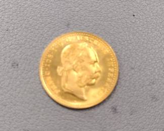 1915 Austria gold ducat coin