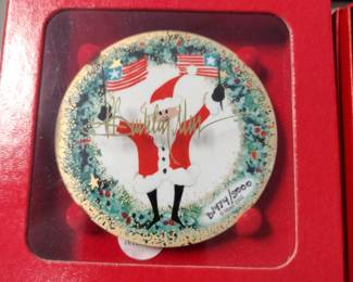 P Buckley Moss. Christmas ornaments