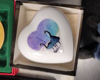 P Buckley Moss Trinket box.