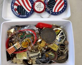 Lapel pins and more.