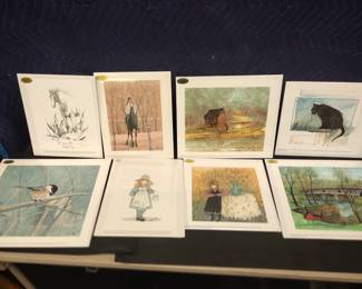 P Buckley Moss lithographs (Any price shown were purchase prices not our sale prices.)