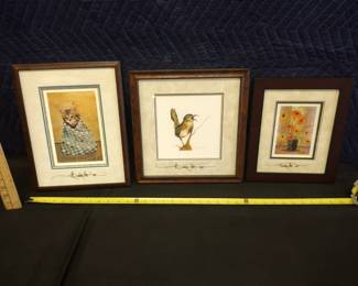 P Buckley Moss  professionally framed and matted some quadruple matted and some double signed