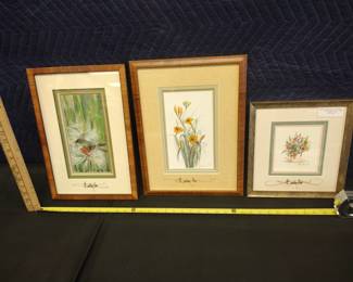 P Buckley Moss  professionally framed and matted some quadruple matted and some double signed
