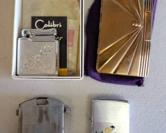 Vintage lighters, Zippo and more