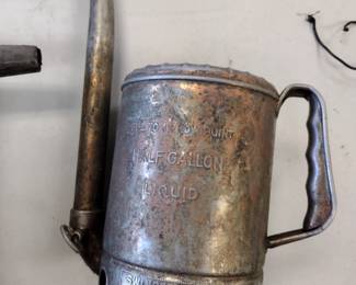 Vintage oil can.