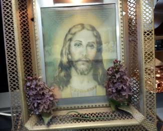 Awesome vintage light up Jesus