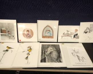 P Buckley Moss lithographs (Any price shown were purchase prices not our sale prices.)