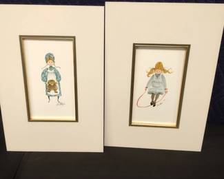 P Buckley Moss lithographs (Any price shown were purchase prices not our sale prices.)