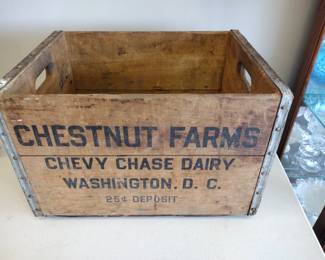 Vintage Chestnut Farms Crate