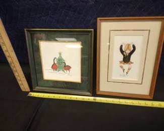 P Buckley Moss  professionally framed and matted some quadruple matted and some double signed