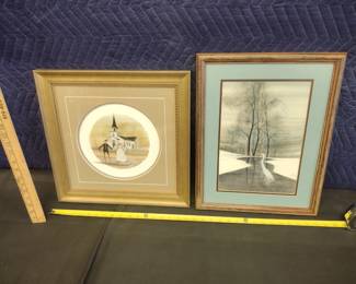 P Buckley Moss  professionally framed and matted some quadruple matted and some double signed
