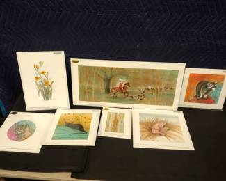 P Buckley Moss lithographs (Any price shown were purchase prices not our sale prices.)