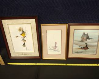 P Buckley Moss  professionally framed and matted some quadruple matted and some double signed