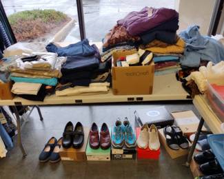 Brand new clothes And shoes with tags Women's mainly.