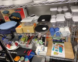 New miscellaneous kitchen items.