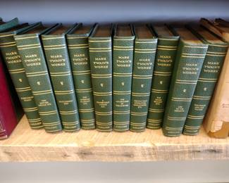 Mark Twain's vintage book set