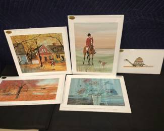 P Buckley Moss lithographs (Any price shown were purchase prices not our sale prices.)