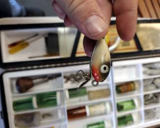 Vintage fishing lures Heddon 