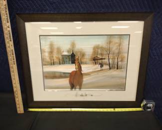 P Buckley Moss  professionally framed and matted some quadruple matted and some double signed