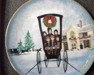 P Buckley Moss collector plate.